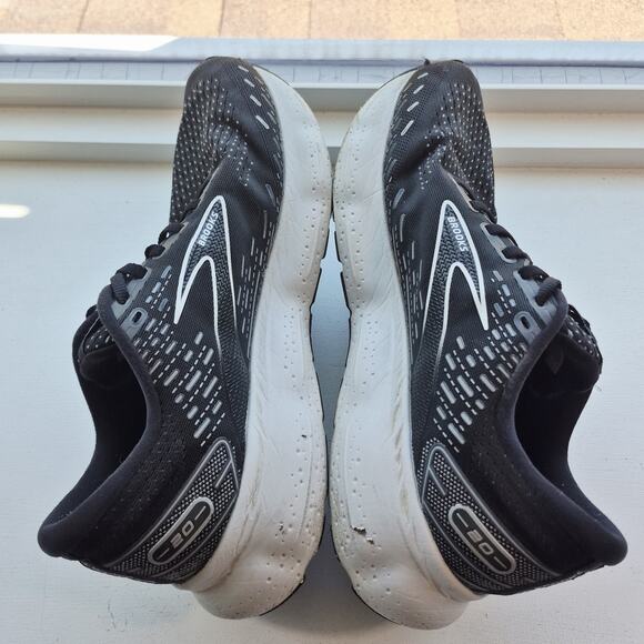 Brooks Glycerin 20 Men’s Size 10.5 D Black & White Running Training 1103821D059